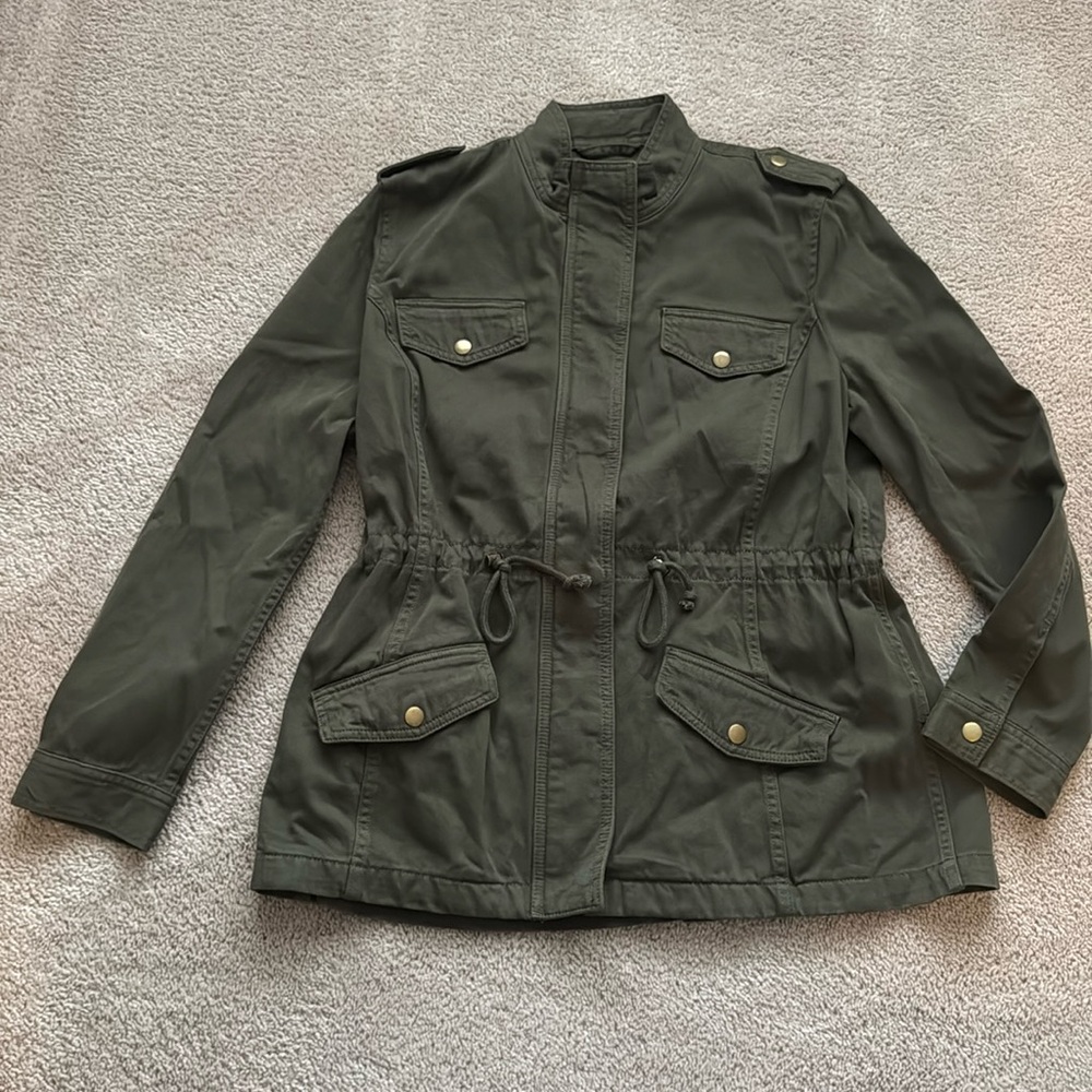 Women’s green Lucky Brand utility jacket
